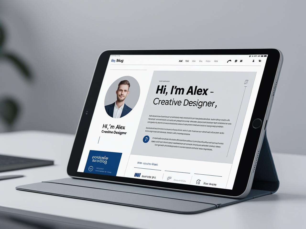 Example of a well-designed about page