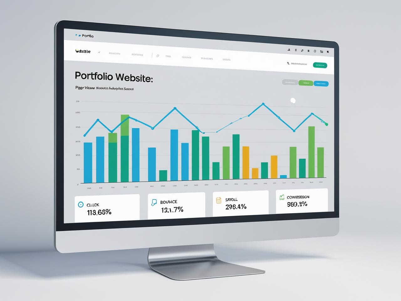 Example of portfolio analytics dashboard